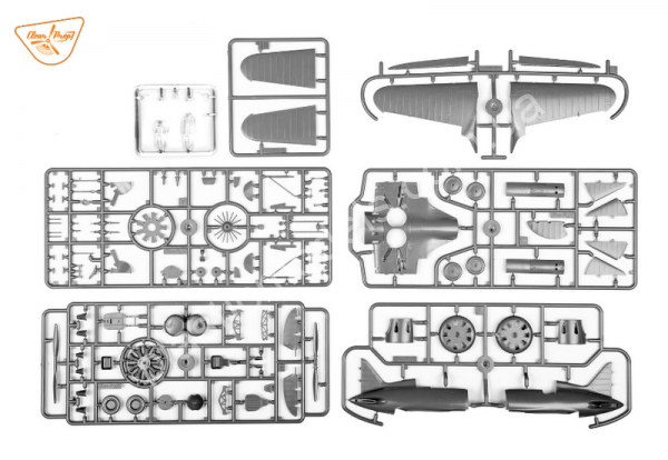 1/48 Clear Prop 4813 Polikarpov I-16 Type 5 Early Type