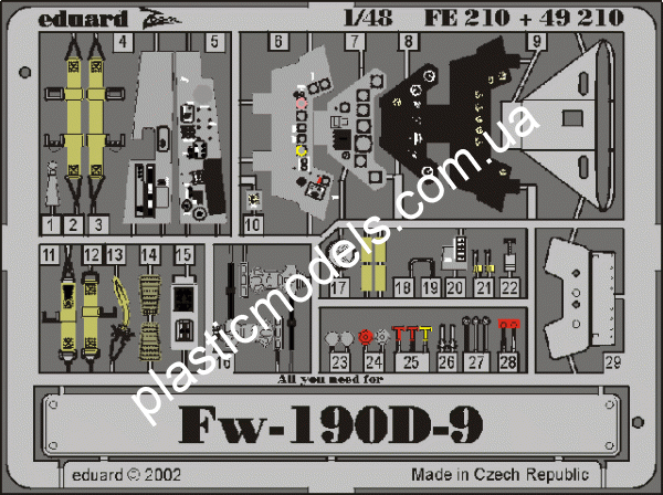 1/48 Eduard 49210 Fw 190D-9 TAMIYA