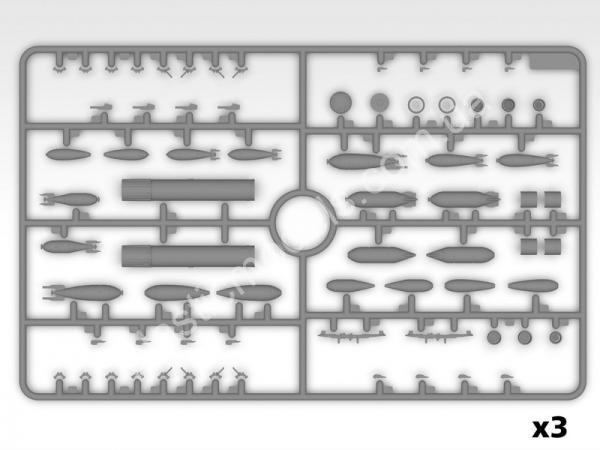 1/48 ICM 48407 British Aircraft Armament