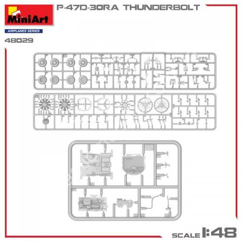 P-47D-30RA Thunderbolt 1/48 MiniArt 48029
