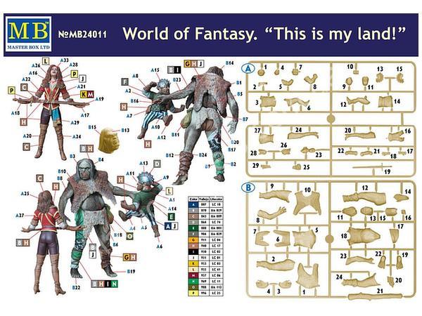 1/24 Master Box 24011 World of Fantasy. This is my land!