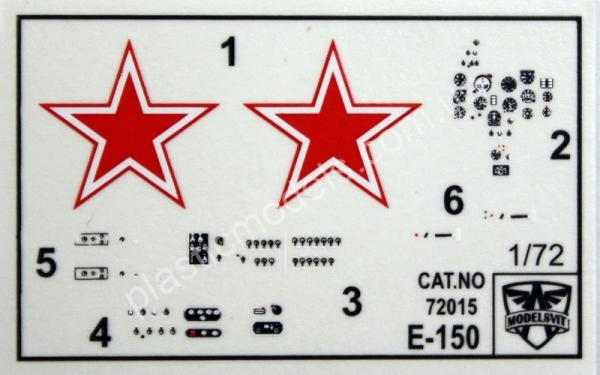 1/72 Modelsvit 72015 MiG E-150 (YE-150) Mikoyan-Gurevich experimental fighter-interceptor