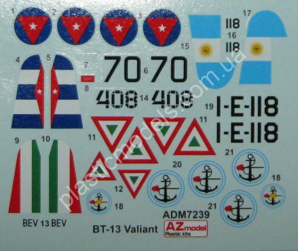 1/72 Admiral 7239 Vultee SNV-1 BT-13 Valiant 