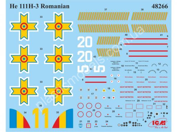 1/48 ICM 48266 Heinkel He 111H-3 Romanian AF