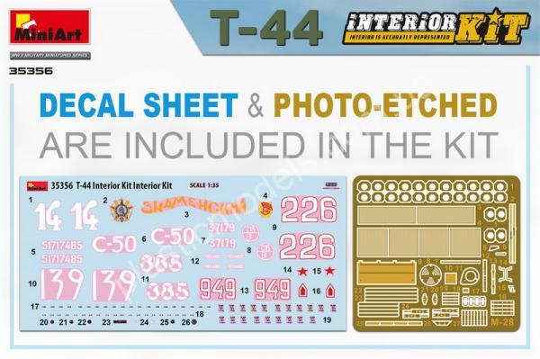 1/35 MiniArt 35356 T-44 Interior kit