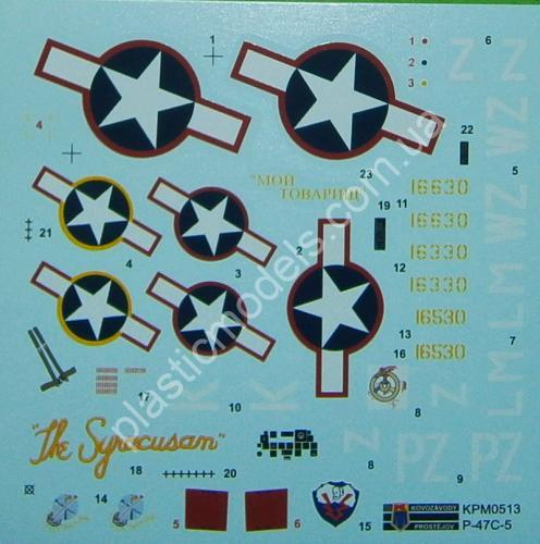 1/72 Kovozavody Prostejov 0513 P-47C-2/5 Thunderbolt