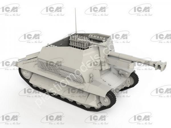 1/35 ICM 35340 10.5cm leFH 16(Sf) auf Geschutzwagen FCM36 (f)