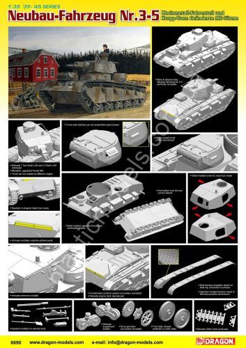 1/35 Dragon 6690 Neubau-Fahrzeung Nr.3-5