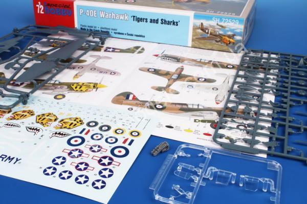 1/72 Special hobby 72529 P-40E Warhawk ‘Tigers and Sharks’