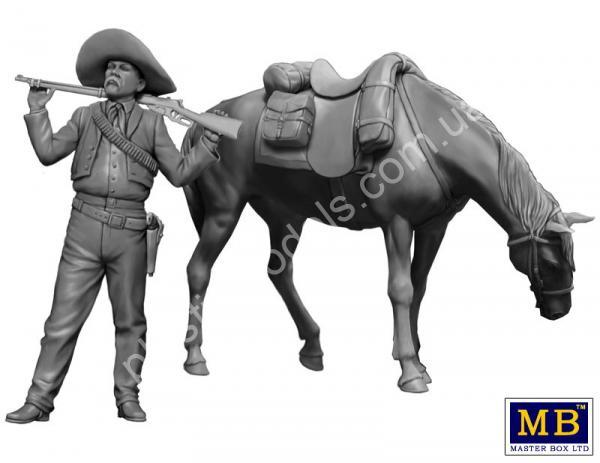 1/35 Master Box 35204 Outlow. Gunslinger series. Kit No. 2. Gentleman Jim Jameson - Hired Gun