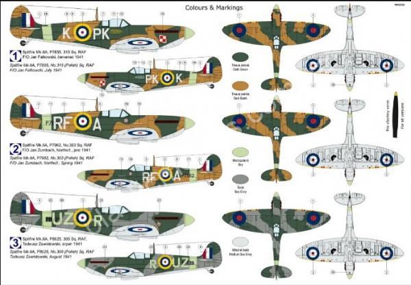 1/72 Kovozavody Prostejov 0303 Spitfire Mk.IIa „Polish Eagles“