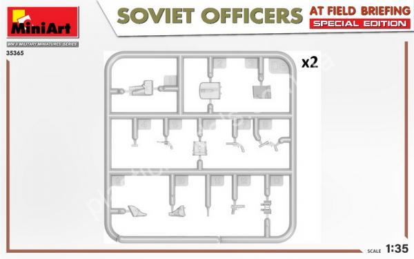 1/35 MiniArt 35365 Soviet Officers At Field Briefing