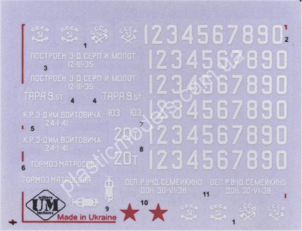 1/72 UMmt 642 Платформа бронепоезда
