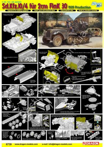 1/35 Dragon 6739 Sd.Kfz. 10/4 fur 2cm FlaK 30