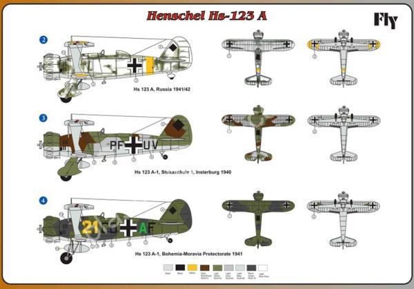 1/72 FLY 72008 Henschel Hs 123A (Special scheme)