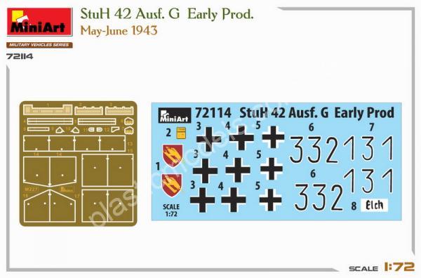 1/72 MiniArt 72114 StuH 42 Ausf. G Early Prod. May-June 1943