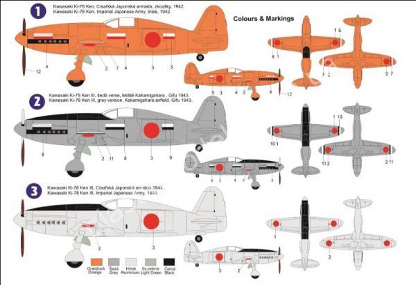 1/72 AZ model 7831 Kawasaki Ki-78 „Kensan“