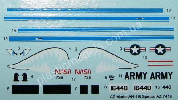 1/72 AZ model 7418 AH-1G Special