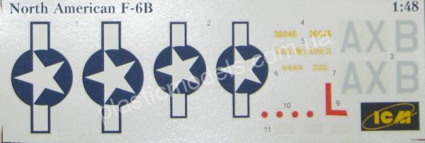 1/48 ICM 48167 North American F-6B WWII American Reconnaissance Aircraft