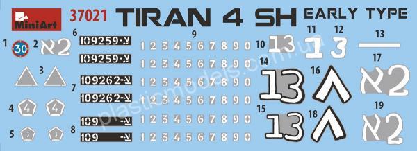 1/35 MiniArt 37021 Tiran 4 Sh Early Type. Interior Kit