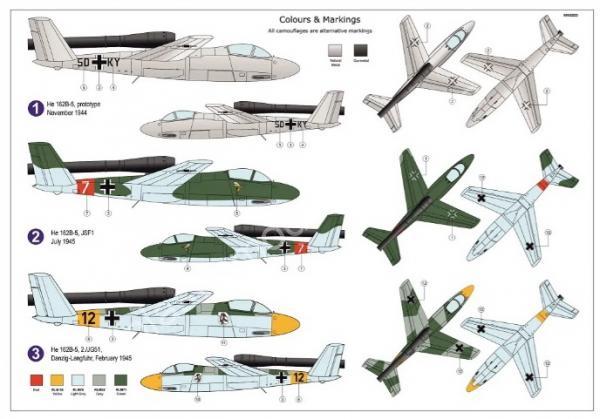 1/72 AZ model 7855 Heinkel He 162B-5 “Volksjäger 46”