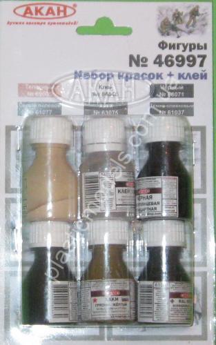 АКАН 46997 Набор краски + клей Фигуры