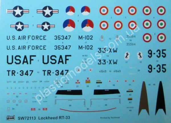 1/72 Sword 72113 Lockheed RT-33