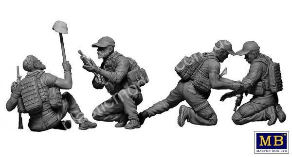 1/35 Master Box 35207 Danger Close”. Special Operations Team, Present Day