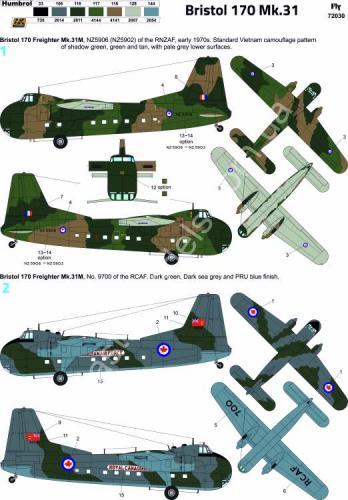 1/72 FLY 72030 Bristol 170 Freighter Mk.31