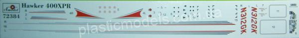 1/72 A-model 72384 Hawker 400XPR / Beechjet 400XPR