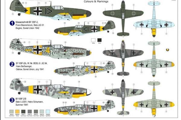 1/72 AZ model 7879 Bf 109F-2 B with ETC 50