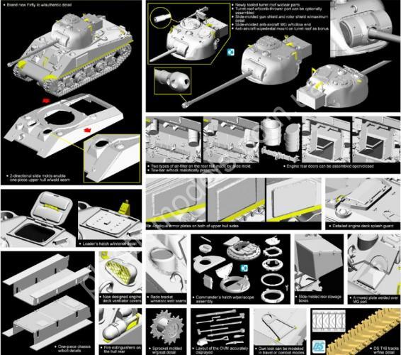 1/35 Dragon 6568 Firefly 1c Welded Hull