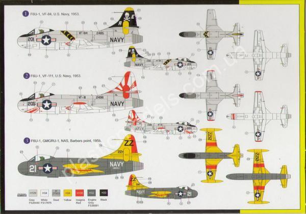 1/72 Admiral 7224 F6U -1 Pirate  US Navy