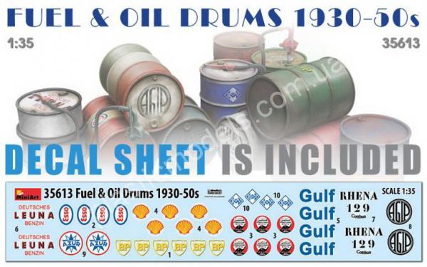 1/35 MiniArt 35613 Fuel & Oil Drums