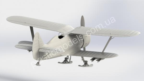 1/32 ICM 32011 I-153 (winter version), WWII Soviet Fighter
