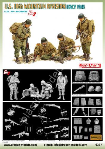 1/35 Dragon 6377 U.S. 10th Mountain Division Italy 1945