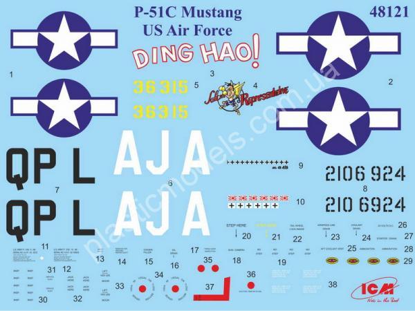 1/48 ICM 48121 Mustang P-51C