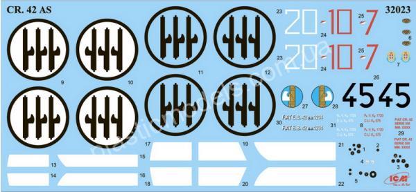 1/32 ICM 32023 CR. 42AS Italian Fighter-Bomber