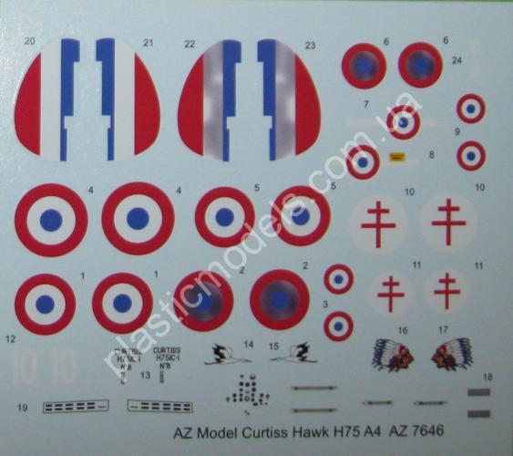 1/72 AZ model 7646 Curtiss Hawk H-75A-4