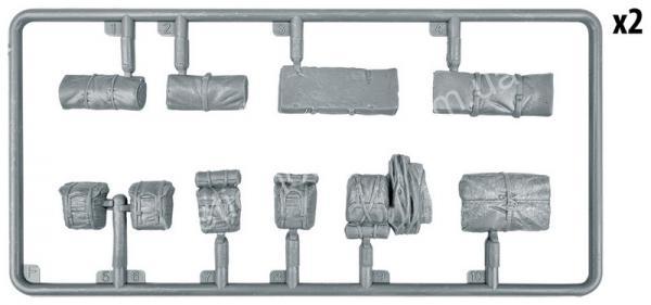 1/35 MiniArt 35599 British rucksacks, bags & folded canvas
