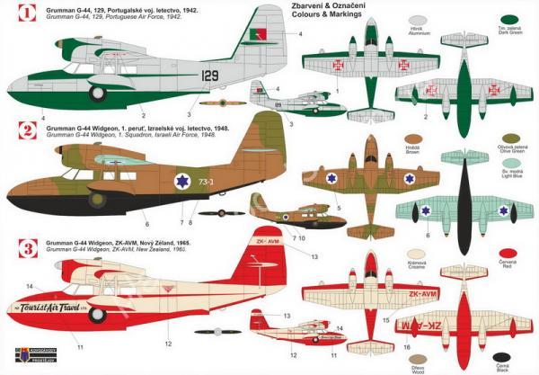 1/72 Kovozavody Prostejov 0477 Grumman G-44 „Widgeon“
