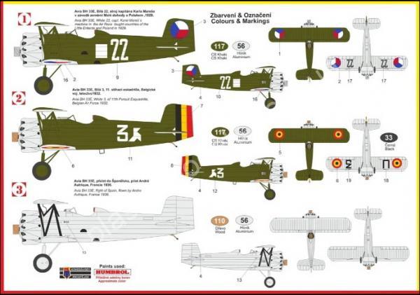 1/72 Kovozavody Prostejov 0533 Avia BH-33E „Over Europe“