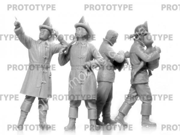 1/35 ICM 35622 American American Fire Truck Crew (1910s)