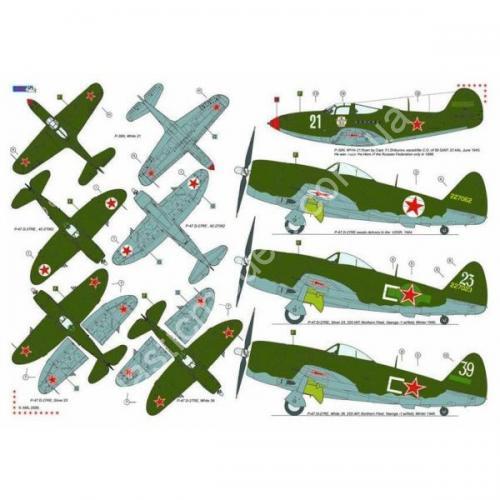 1/48 AML AMLD 48021 P-47D-27,  P-39N in  Stalin´s Sky