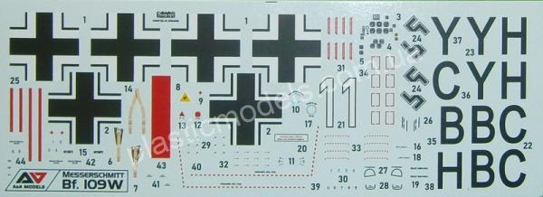1/48 A&A Models 4812 Bf.109 W1 Shipborne float plane