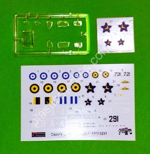 1/72 Kovozavody Prostejov 0231 Cessna U-17A Skywagon