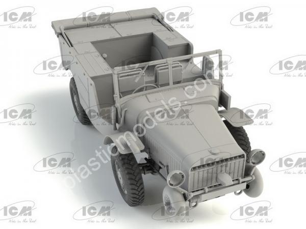 1/35 ICM 35573 German military vehicle Laffly (f) Typ V15T