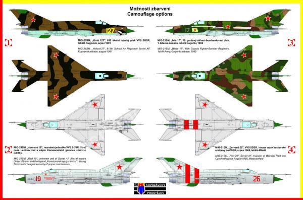 1/72 Kovozavody Prostejov 0098 Mikoyan MiG-21M/SM Fishbed 