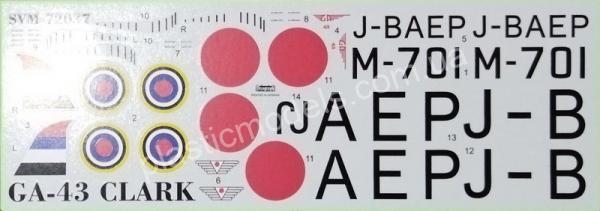 1/72 SOVA-M 72037 General Aviation Ga-43 Clark