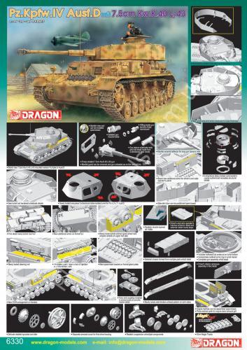 1/35 Dragon 6330 Pz.Kpfw.IV Ausf. D